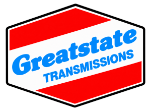 Greatstate Transmissions red, white and blue logo