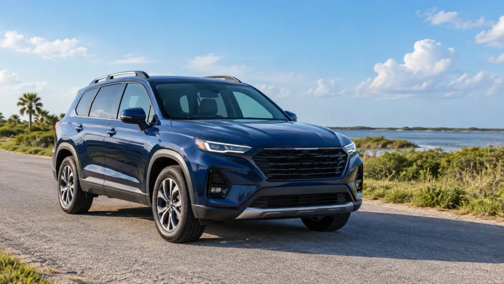 SUV on a South Texas road
